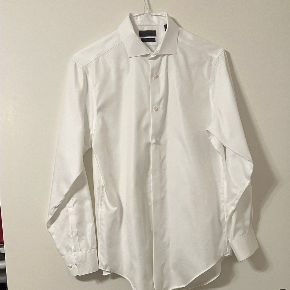 Calvin Klein White Men's Dress Shirt
